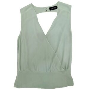 Women's Fab'rik Mint‎ Green Sleeveless Blouse Size Medium